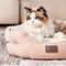 Show in main carousel: Bedsure Round Bolster Anti-Slip Puppy & Kitten Bed with Washable Pillow Cushion, Pink, Small slide 2 of 8