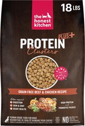 The Honest Kitchen Protein Plus+ Clusters Grain-Free Beef & Chicken Dry Dog Food, 18-lb bag