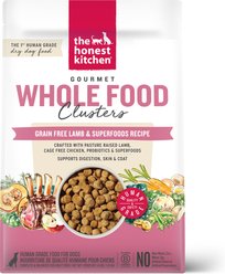 The Honest Kitchen Whole Food Clusters Grain-Free Lamb Dry Dog Food, 4-lb bag