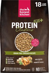 The Honest Kitchen Protein Plus+ Clusters Grain-Free Chicken Dry Dog Food, 18-lb bag