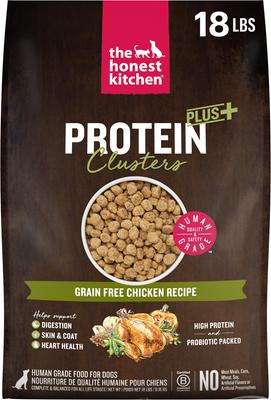 The Honest Kitchen Protein Plus+ Clusters Grain-Free Chicken Dry Dog Food, 18-lb bag