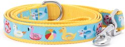 The Worthy Dog Pool Party Dog Leash, Turquoise, Small: 5-ft long, 5/8-in wide