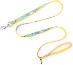 The Worthy Dog Pool Party Dog Leash, Turquoise, Large: 5-ft long, 1-in wide slide 2 of 3