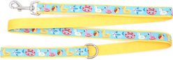 The Worthy Dog Pool Party Dog Leash, Turquoise, Small: 5-ft long, 5/8-in wide slide 2 of 3