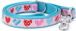 The Worthy Dog Love is Love Dog Leash, Pink, Small: 5-ft long, 5/8-in wide slide 1 of 3