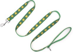 The Worthy Dog Good Luck Dog Leash, Green, Large: 5-ft long, 1-in wide slide 2 of 3