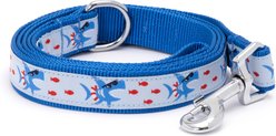 The Worthy Dog Sharkuterie Dog Leash, Blue, Large: 5-ft long, 1-in wide