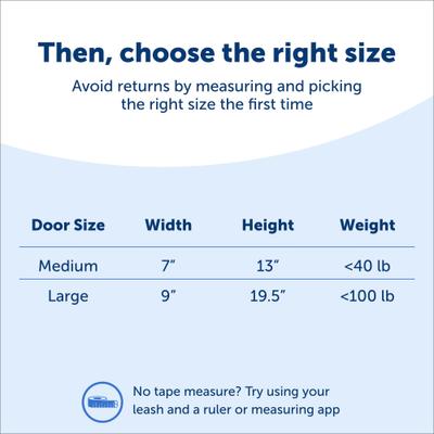 Show full view: PetSafe Extreme Weather Sliding Glass Cat & Dog Door, White, Medium slide 9 of 9