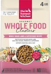 The Honest Kitchen Whole Food Clusters Whole Grain Lamb Dry Dog Food, 4-lb bag