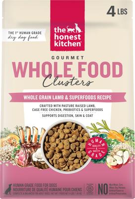 The Honest Kitchen Whole Food Clusters Whole Grain Lamb Dry Dog Food, 4-lb bag