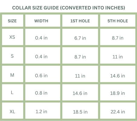 Show full view: Pistachio Brands Vegan Faux Leather Dog Collar, Bone, Small slide 4 of 4