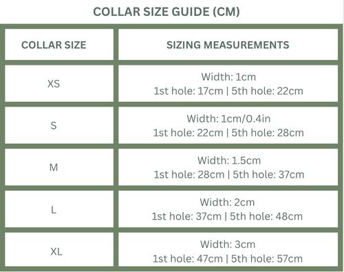 Show full view: Pistachio Brands Vegan Faux Leather Dog Collar, Bone, Small slide 3 of 4