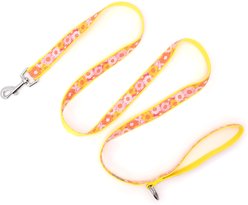 The Worthy Dog Preppy Floral Dog Leash, Pink, Large: 5-ft long, 1-in wide slide 2 of 3