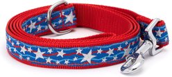The Worthy Dog Star Spangled Dog Leash, Red/White/Blue, Large: 5-ft long, 1-in wide