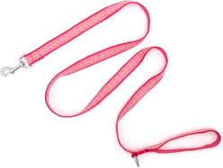 The Worthy Dog Medallion Dog Leash, Pink, Large: 5-ft long, 1-in wide slide 2 of 3