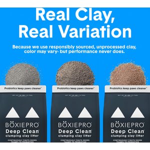 Boxiecat Self-Cleaning Probiotic Clumping Clay Cat & Kitty Litter, 40-lb bag