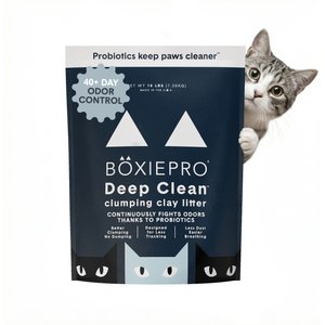 Boxiecat Self-Cleaning Probiotic Clumping Clay Cat & Kitty Litter, 16-lb bag