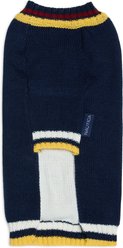 Nautica Preppy V-neck Dog Sweater, Navy, Medium slide 2 of 4