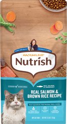 Rachael Ray Nutrish Real Salmon & Brown Rice Recipe Dry Cat Food, 2.5-lb bag