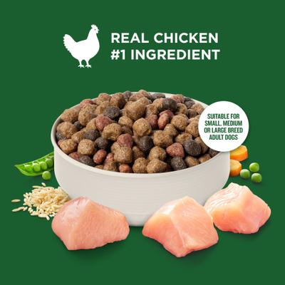 Show full view: Rachael Ray Nutrish Adult Real Chicken & Veggies Recipe Dry Dog Food, 40-lb bag slide 5 of 13