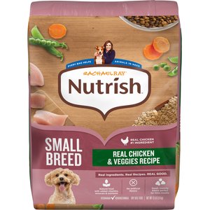 Rachael Ray Nutrish Real Chicken & Veggies Recipe Dry Small Breed Dog Food, 13-lb bag