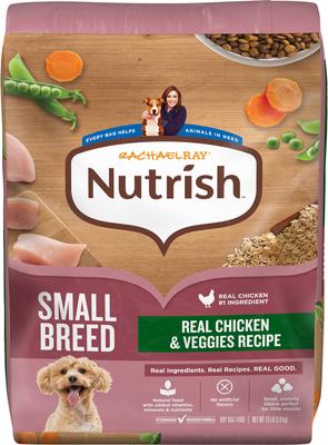 Rachael Ray Nutrish Real Chicken & Veggies Recipe Dry Small Breed Dog Food, 13-lb bag