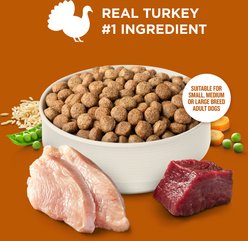 Rachael Ray Nutrish Healthy Weight Food Real Turkey, Brown Rice & Venison Recipe Adult Dry Dog Food, 12-lb bag slide 2 of 9