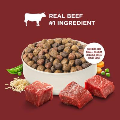 Show full view: Rachael Ray Nutrish Whole Health Blend Real Beef, Pea, & Brown Rice Recipe Dry Dog Food, 40-lb bag slide 5 of 12