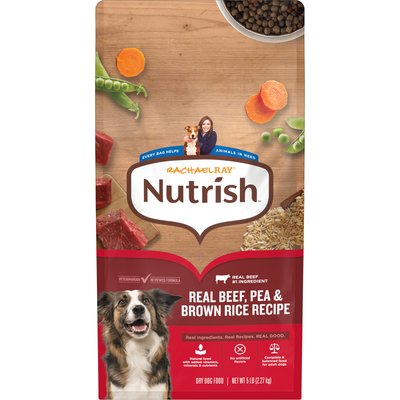 Rachael Ray Nutrish Rachael Ray Nutrish Whole Health Blend Real Beef, Pea, & Brown Rice Recipe Dry Dog Food, 5-lb bag