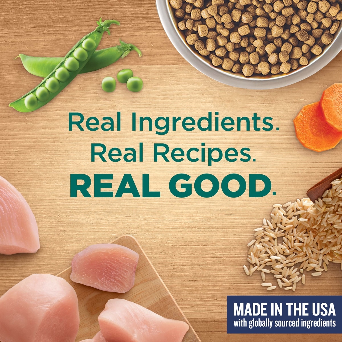 Rhea Ray Rice RACHAEL RAY NUTRISH Real Chicken & Brown Rice Recipe Dry Puppy Food, 13 ...