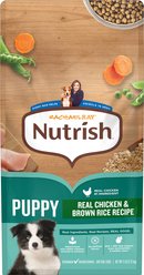 Rachael Ray Nutrish Real Chicken & Brown Rice Recipe Dry Puppy Food, 5-lb bag