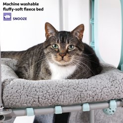 Kitty City Claw Mega Kit 2.0 Modular Cat Furniture with Scratch Post & Cozy Cove, Aqua slide 2 of 9