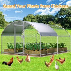 Hittite Large Metal Chicken Coop Run, 12 to 18 Chicken Capacity, 9.84 x 12.8 x 6.23-in slide 2 of 9