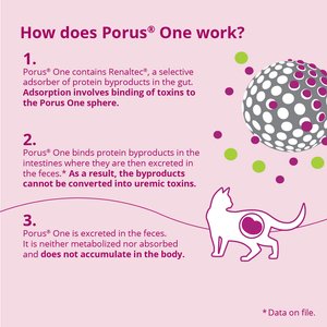 Porus One Kidney Powder Supplement for Cats, 30 count