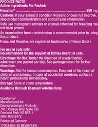Porus One Kidney Powder Supplement for Cats, 30 count slide 2 of 9