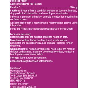 Porus One Kidney Powder Supplement for Cats, 30 count