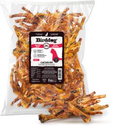 Palz&Co Birddog Chicken Feet Dog Natural Chew Treats, 17.5-oz bag, 35 count