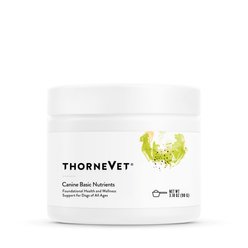 ThorneVET Canine Basic Nutrients Powder Vitamin for Dogs, 90 scoops
