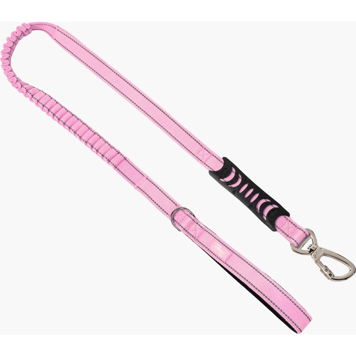 Dog Friendly Co. Bungee Strain Free & Shock Resistant for Control Dog Leash, Pink, Small