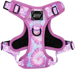 Sassy Woof Tie Dye Step-in Dog Harness, Purple Haze, X-Large: 24 to 43-in chest
