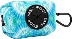 Sassy Woof Tie Dye Dog Waste Bag Holder, Tropical Tides