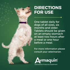 Nutramax Avmaquin Sulforaphane Producing Supplement for Dogs, 45 count slide 2 of 9