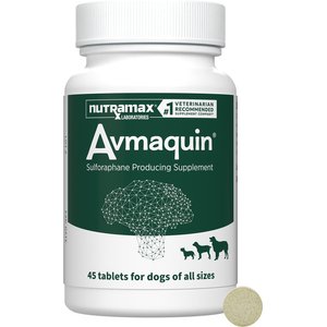 Nutramax Avmaquin Sulforaphane Producing Supplement for Dogs, 45 count