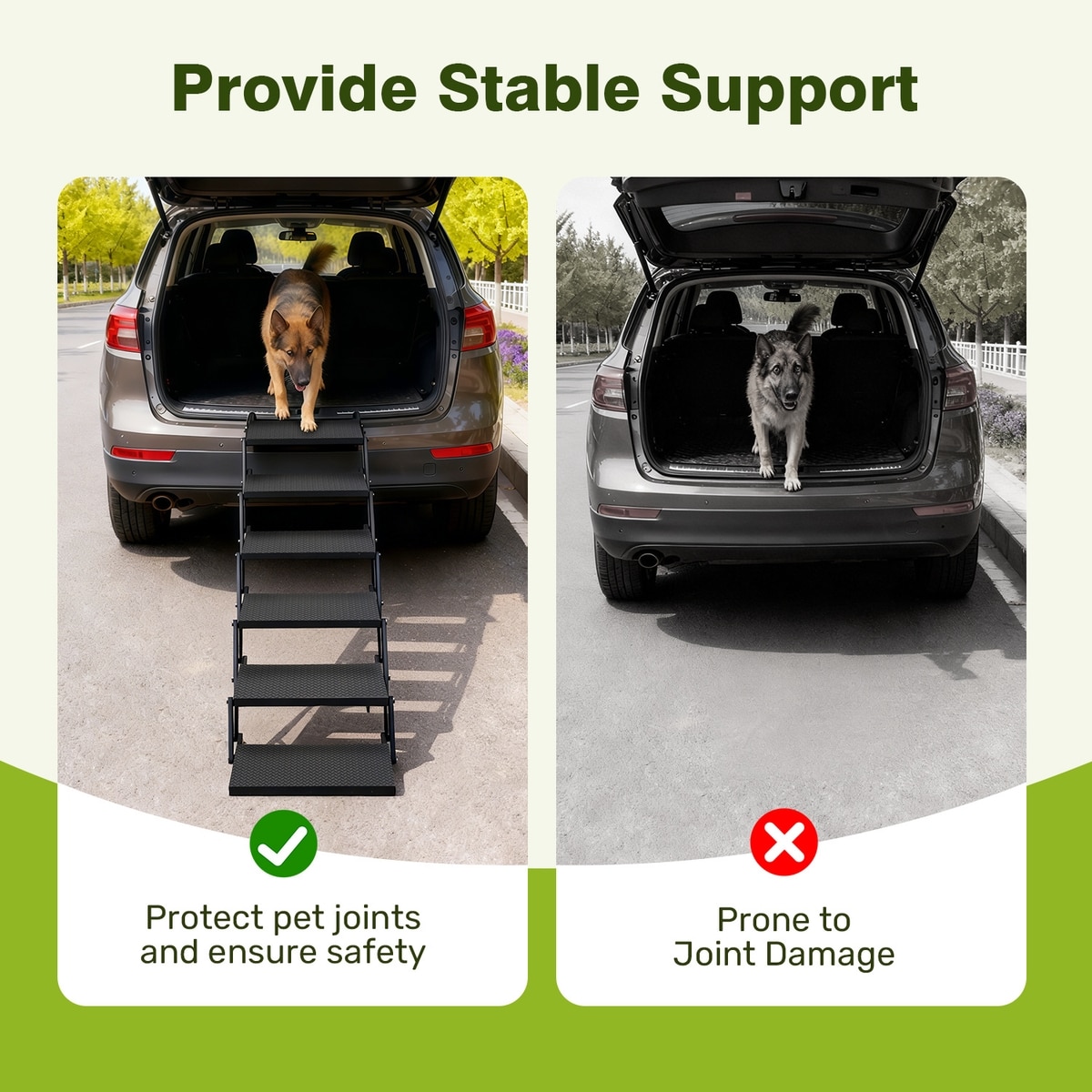 Moe Ramp Discontinued - HEEYOO 6-Steps Folding Dog Ramp for Car with Non-Slip ...