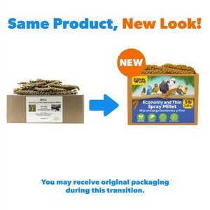 Birds LOVE Economy & Thin Special Spray Millet Bird Treats, 5-lb box