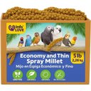Birds LOVE Economy & Thin Special Spray Millet Bird Treats, 5-lb box