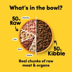 Animals Like Us RawMix50 Chicken Organs Recipe Grain-Free Freeze-Dried Dog Food, 8-oz bag slide 2 of 7