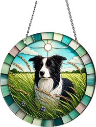 d'ears Border Collie Suncatcher