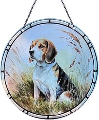 d'ears Beagle in Field Suncatcher