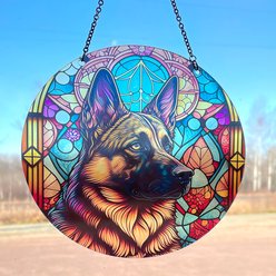 d'ears German Shepherd Suncatcher slide 2 of 2